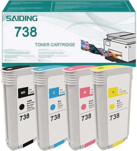 SP01 Sublimation Ink Cartridge SP01XLBK SP01CS SP01MS SP01YS Ink Cartridge High Yield Replacement for SP-1 Sublimation Inkjet Printer(4-Pack) in Saudi Arabia