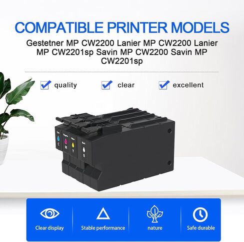SP01 Sublimation Ink Cartridge SP01XLBK SP01CS SP01MS SP01YS Ink Cartridge High Yield Replacement for SP-1 Sublimation Inkjet Printer(4-Pack) in Saudi Arabia