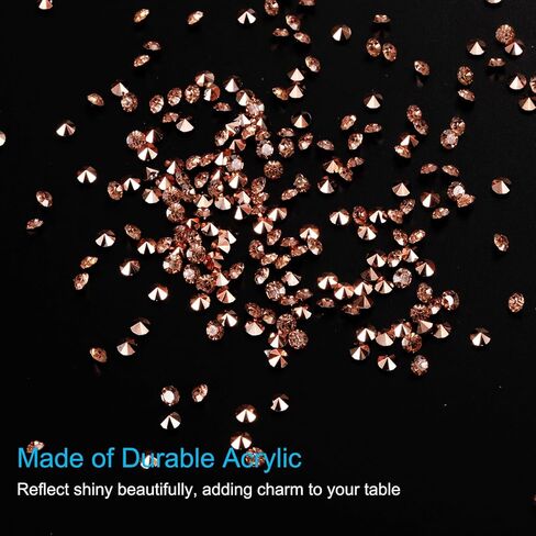 PATIKIL 14000Pcs Wedding Table Scatter Confetti Crystals 3mm Acrylic Diamonds Vase Fillers Gems for Table Centerpiece Decorations Bridal Shower Party, Silver in Saudi Arabia