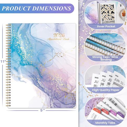 2024-2025 Planner - 2024-2025 Weekly Monthly Planner from July 2024 to June 2025, Academic Planner 2024-2025 with Thick Paper, Pocket, Tabs, 6.4‘’ x 8.5'' in Saudi Arabia