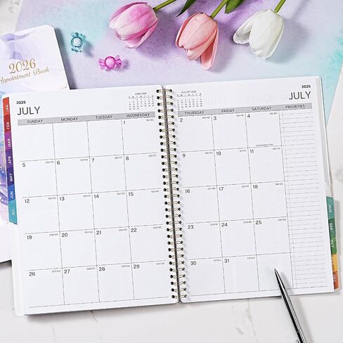 2024-2025 Planner - 2024-2025 Weekly Monthly Planner from July 2024 to June 2025, Academic Planner 2024-2025 with Thick Paper, Pocket, Tabs, 6.4‘’ x 8.5'' in Saudi Arabia