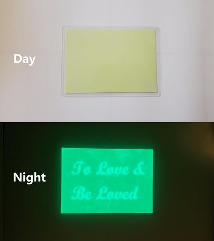 NPAD ، NLM Ultra-Thin Glow Pad: Light Night Light & Drawing Pad-توهج في فيلم لاصق مظلم 2-في 1 ، 1M سريع الشحن الذاتي والضوء التلقائي الطويل. (4 ″ x6 ″ x0.6mm) in Saudi Arabia