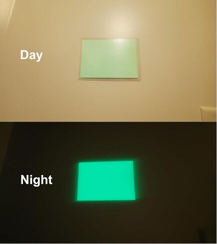 NPAD ، NLM Ultra-Thin Glow Pad: Light Night Light & Drawing Pad-توهج في فيلم لاصق مظلم 2-في 1 ، 1M سريع الشحن الذاتي والضوء التلقائي الطويل. (4 ″ x6 ″ x0.6mm) in Saudi Arabia