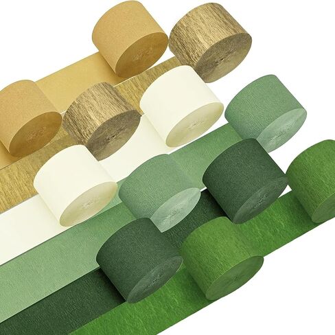 Rainbow Party Decorations, 12 Rolls Crepe Paper Streamers, 984ft 12 Rainbow Streamers for Birthday Baby Shower Engagement Wedding Office Back to School Supplies Party Decorations DIY Art Crafts in Saudi Arabia