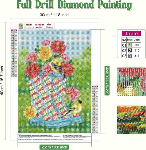 NAIMOER House Diamond Painting Kits for Adults, DIY 5D Full Drill Landscape Diamond Art Kits Diamond Dots Pictures Perfect for Relaxation and Home Wall Decor 30x40cm in Saudi Arabia