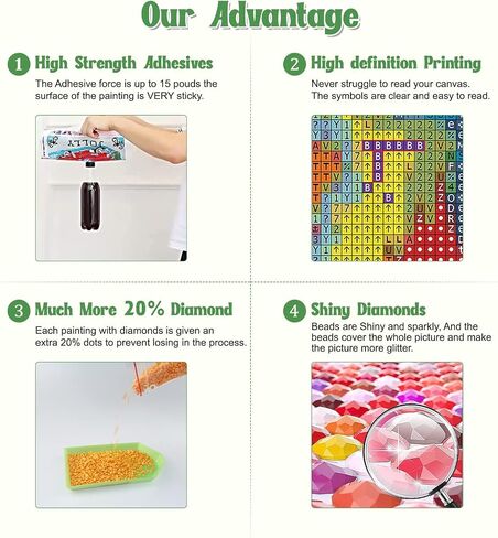NAIMOER House Diamond Painting Kits for Adults, DIY 5D Full Drill Landscape Diamond Art Kits Diamond Dots Pictures Perfect for Relaxation and Home Wall Decor 30x40cm in Saudi Arabia