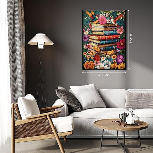 Flower Puzzles for Adults 1000 Pieces, Spring Plant Floral Jigsaw Puzzle, Butterfly Garden Wildflower Art Puzzle Painting in Kuwait