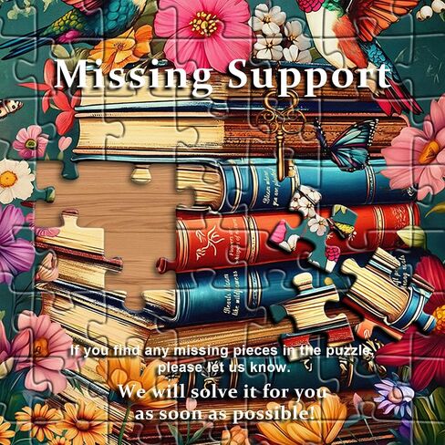Flower Puzzles for Adults 1000 Pieces, Spring Plant Floral Jigsaw Puzzle, Butterfly Garden Wildflower Art Puzzle Painting in Kuwait