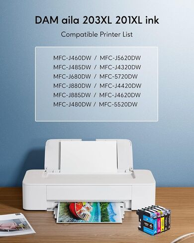 Remanufactured 65XL Ink Cartridges Replacement for HP Ink 65 Work with printer ink hp 65 5055 5000 5052 5010 5070 5014 3755 3700 3772 2600 3752 2652 2655 2622 2640 Printer(1 Black,1 Tri-Color) in Saudi Arabia