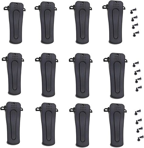 6 PCS استبدال حزام مقطع لـ BF-888S BF-777S BF-666S BF-999S H-777 ، مشبك Back Talkie ، و Walkie Talkie Accessiors مع مسامير in Kuwait