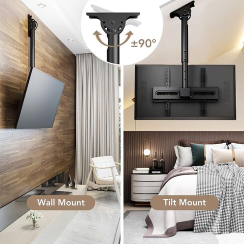 TV Wall Mount Bracket for 32-85 Inch TVs Full Motion Dual Articulating Arm with Swivel & Tilt, Max VESA 600x400mm, Supports 132 lbs for LCD/LED/OLED Flat & Curved Screens in Kuwait