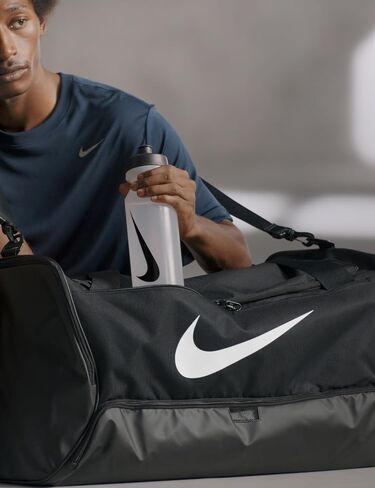 NIKE Brsla-9.5 Bag Iron Grey/Black/White One Size in Saudi Arabia