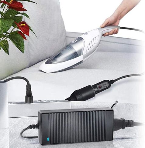 محول AC إلى DC 180W 15A 110V إلى 12 فولت محول الطاقة مع مروحة تبريد سريعة ، مصدر طاقة مقبس سجائر للسيارة لفراغات السيارة ، الثلاجة ، النفيرة in Kuwait
