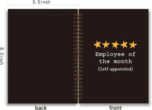 Teacher Gifts for Women,Thank You Gifts,Appreciation Gifts Spiral Notebook,Employee Appreciation Gifts for Coworkers,Hardcover College Ruled Spiral Notebook Journal,5.5×8.3 Inch in Saudi Arabia