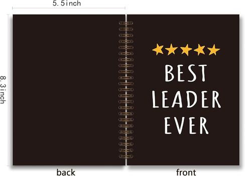 Teacher Gifts for Women,Thank You Gifts,Appreciation Gifts Spiral Notebook,Employee Appreciation Gifts for Coworkers,Hardcover College Ruled Spiral Notebook Journal,5.5×8.3 Inch in Saudi Arabia