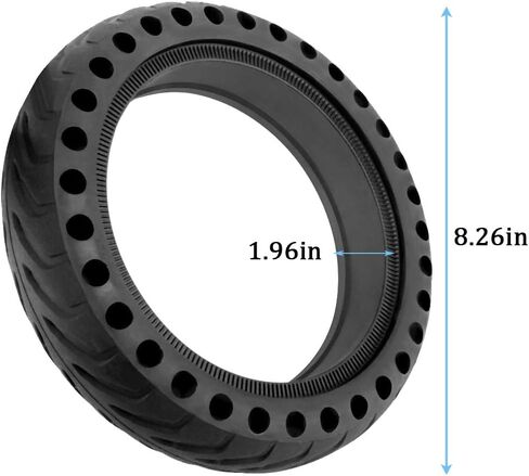 Solid Tires for Xiaomi m365 Electric Scooter Mijia M365, Gotrax GXL V2, 8.5 Inches Electric Scooter Wheels Front or Rear Replacement Honeycomb Solid Tires(2 Piece) in Saudi Arabia