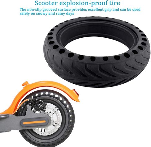 Solid Tires for Xiaomi m365 Electric Scooter Mijia M365, Gotrax GXL V2, 8.5 Inches Electric Scooter Wheels Front or Rear Replacement Honeycomb Solid Tires(2 Piece) in Saudi Arabia