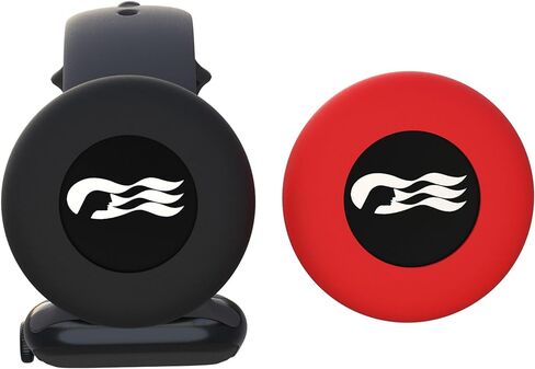 [2 Pack] Princess Ocean Medallion Watch Adapters Holder for Carnival Ocean Medallion (2023, 2024, 2025), Fits Watch Wristbands - Black/White in Saudi Arabia