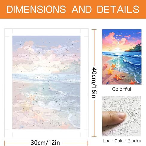 Diymood Paint by Numbers Kits for Adults Cactus, DIY Oil Painting Flower Acrylic Paint by Number for Adults Beginner with Brushes for Home Wall Decor 12x16 inch in Saudi Arabia