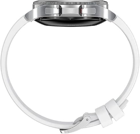 Samsung Galaxy Watch 4 Classic 42mm Smartwatch with ECG Monitor Tracker for Health Fitness Running Sleep Cycles GPS Fall Detection LTE US Version, Silver (Renewed) in Saudi Arabia