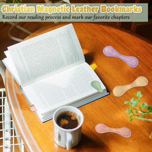 Yopyame Black Cat Magnetic Leather Bookmarks - 6PCS Cute Black Cat Shape Magnet Bookmark Clips Gifts for Book Lovers Funny Leather Book Accessories for Teachers Students Women Men Kids Birthday Gifts in Saudi Arabia
