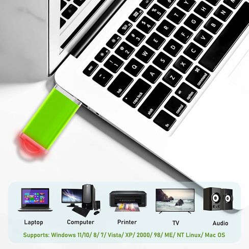 محرك أقراص فلاش 4 جيجابايت 1 حزمة USB Green 2.0 Thumb Drive 4GB Pendrive MEMIMER MEMARY Stick ZIP DRIV in Kuwait