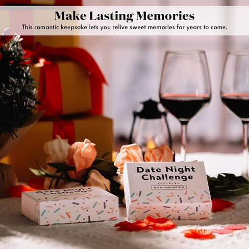 50 Fun & Romantic Scratch Off Date Night Ideas for Couples, Gifts for Him, Her, Husband, Boyfriend, Men - Valentinesday Gifts for Her - Stocking Stuffers, Anniversary (After Dark) in Saudi Arabia