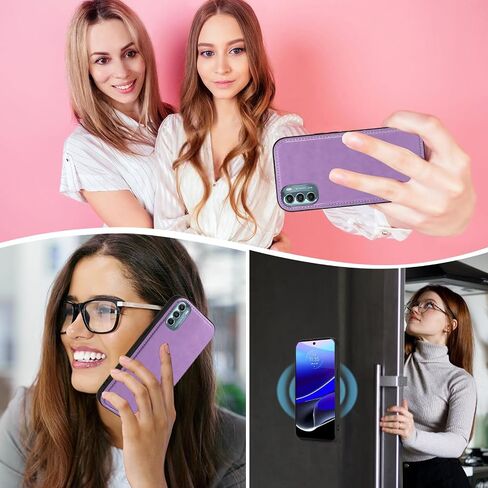 Asuwish Phone Case for Motorola Moto G Stylus 5G 2022 Zipper Wallet Cover Detachable With With Glass Glass Screen Screen Screat STREPT STREPRES in Saudi Arabia