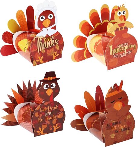 48 PCS 3D Easter Treat Boxes Easter Exter Joids Joxes Bunny Eggs Chicks Goodies Candy Box Cookies Bokies Box Cardboard Box Box for Kids School Classroom Party Form in Saudi Arabia