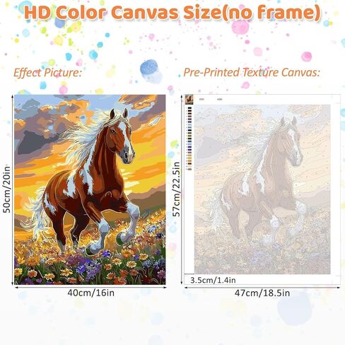 CEOVR Mountain Landscape Paint by Numbers Kit for Adults, Cabin Paint by Number Kits on Canvas for Beginner, Adult Crafts Kits Wall Decor for Home Office 16x20In/40×50cm, No Frame in Saudi Arabia