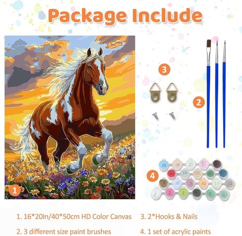 CEOVR Mountain Landscape Paint by Numbers Kit for Adults, Cabin Paint by Number Kits on Canvas for Beginner, Adult Crafts Kits Wall Decor for Home Office 16x20In/40×50cm, No Frame in Saudi Arabia