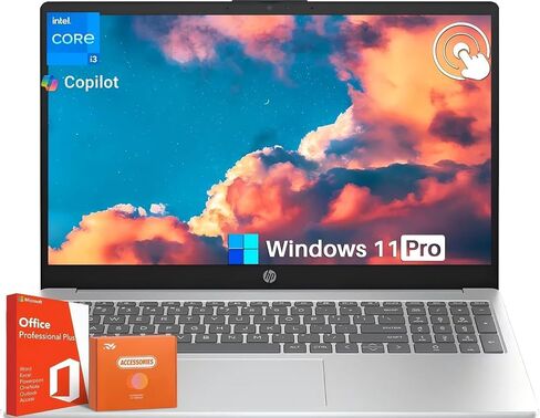 لاب توب اتش بي بافيليون 15، معالج انتل كور i7-1255U من الجيل الثاني عشر، ذاكرة وصول عشوائي 16 جيجا، 512 جيجا اس اس دي، شاشة 15.6 بوصة عالية الدقة، ويندوز 11 برو، قارئ بصمات الأصابع، واي فاي وبلوتوث، كاميرا ويب عالية الدقة (15-eg2025nr 2022) in Kuwait