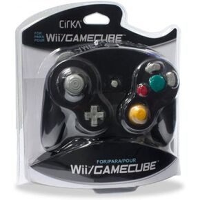 وحدة تحكم سلكية من سيركا لجهاز GameCube/ Wii (أسود)