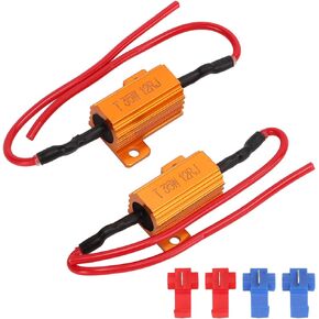 LED Load Resistor Kit, Professional Load Resistor Accuracy 35W 12Ohm for DRL for Fog Lights for LED Turn