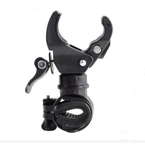 BlueSunshine Universal 360-degree Rotating Bike Bicycle Handlebar Mount LED Flashlight Torch Mount Clamp Clip Holder Grip Bracket (Black)