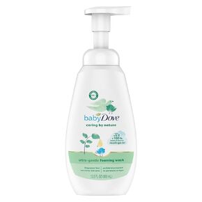 Baby Dove Ultra Gentle Foaming Wash Caring By Nature Cleanse and Nourish Baby’s Skin Contains Vitamin E and 100% Natural Moringa Oil 13.5 fl oz