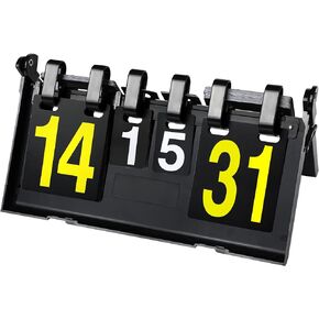 TOPOKO Scoreboard, Score Keeper, Score Flipper, Sport Scoreboard for Indoor & Outdoor Sports, Portable Scoreboard Flips up to 31