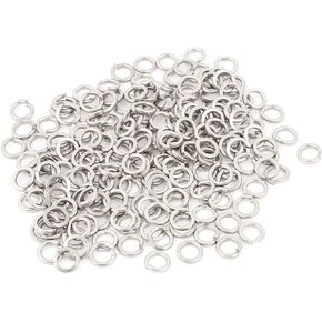uxcell Screw Bolt Stainless Steel M4 Split Lock Spring Washers Gasket 200pcs