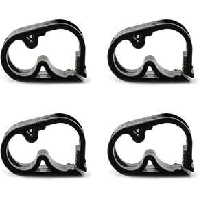 4PCS Adjustable Water Flow Control Tube Clips - For 1/4 inch to 1/2 inch Tubes, Shut Off Hose Clamps for Precise Flow Control in Your Water System