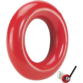 Golf Weighted Swing Ring for Practice/Training, Red