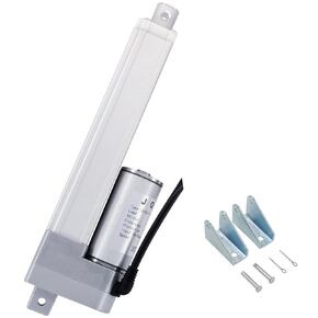 24 Inch Stroke 12V Linear Actuator 300N/66lbs Speed 1.77"/sec Electric Actuators with Mounting Bracket for Home Automation, Window Opener
