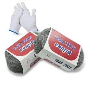 4 Packs Steel Wool Mice Control, Steel Wool Fill Fabric Roll DIY Kit, Gap Blocker for Holes, Siding, Vents, Wall Cracks, in Garden Garage(10 Ft)