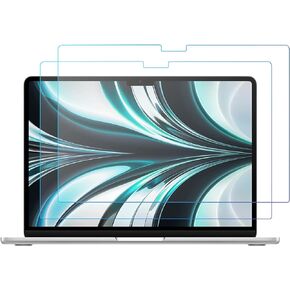 Screen Protector Compatible with MacBook Air 13.6 Inch 2022 Released Model A2681, Tempered Glass Film Guard for MacBook Air 13.6 2022 A2681 with M2 Chip & Touch ID