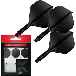 Target Darts K Flex Integrated Dart Flight and Shaft | Pack of 3 K-Flex, Precision Moulded 2-in-1 Dart Flights and Dart Shafts, Dart Stem | Professional Dart Accessories in Kuwait