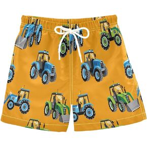 Boys Swim Trunks Summer Drawstring Toddler Swim Board Shorts Quick Dry Little Boys Bathing Suit Beach Hawaii Vacation 2T-16