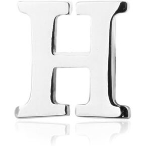 Initial Letter Brooch Pin 26 Letters A-Z Brooches Pins 18K Golden Plated or Steel Color Breastpin Badge