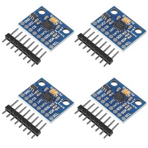 4PCS GY-291 ADXL345 3-Axis Digital Acceleration of Gravity Tilt Module IIC/SPI Transmission