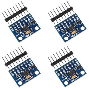 4Pcs GY-291 ADXL345 3-Axis Digital Acceleration of Gravity Tilt Module IIC/SPI Transmission for Arduino (4)