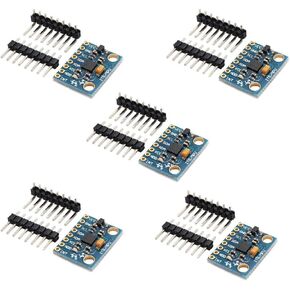 5Pcs GY-521 MPU-6050 Module 3 Axis Accelerometer 6 DOF Gyroscope Sensor Module 16 Bit AD Converter Data Output IIC 3-5v For Arduino