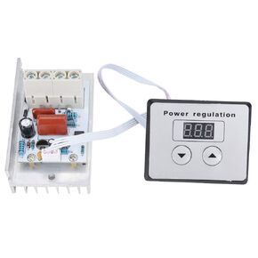 Walfront Dimmer Switch,10000W SCR Digital Voltage Regulator Speed Control Dimmer Thermostat AC 220V 80A